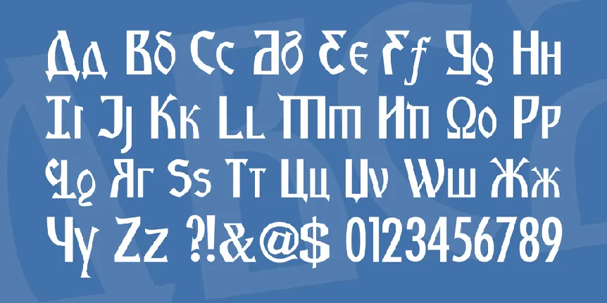 Kremlin Starets font