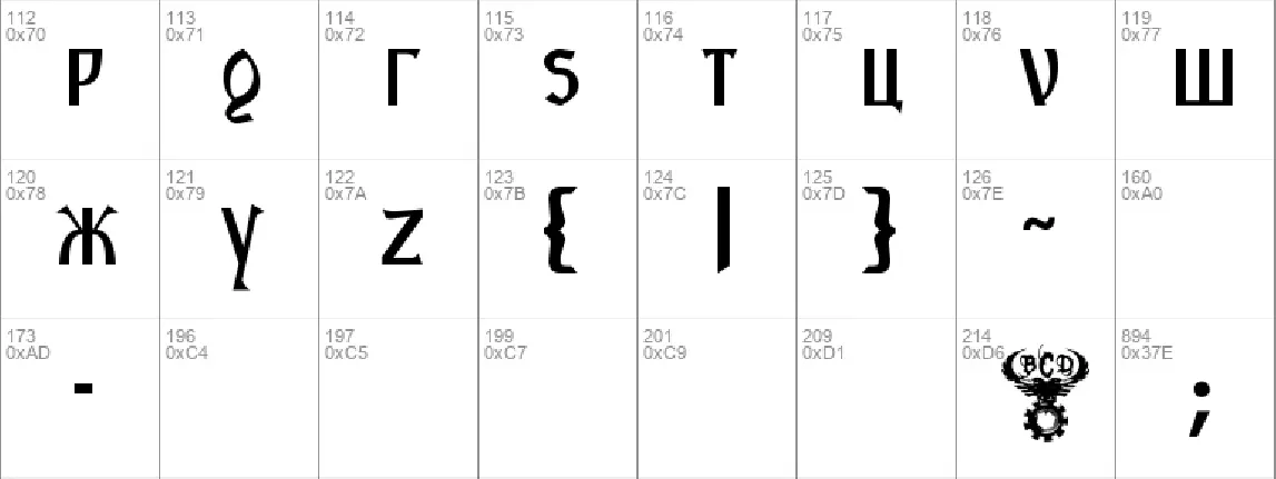 Kremlin Starets font