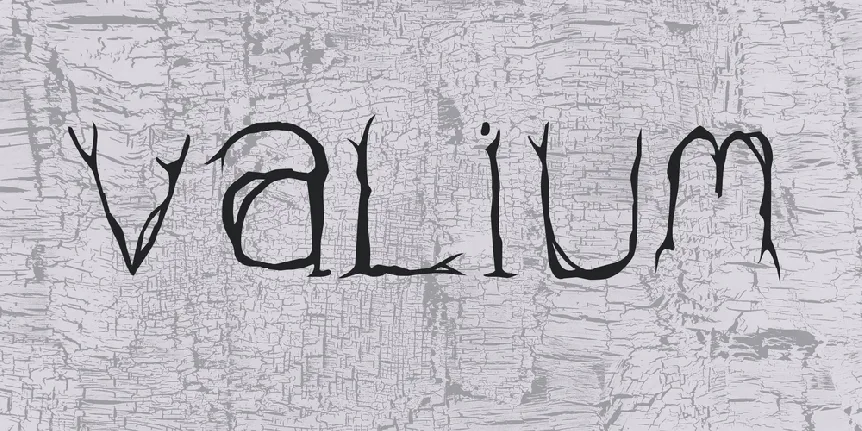 Valium font