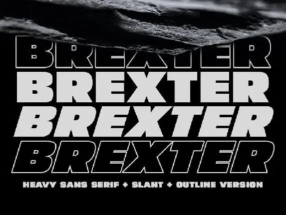 Brexter Display font