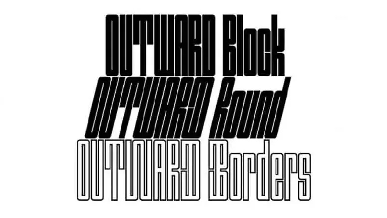 Outward Display font