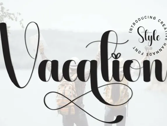 Vacation font