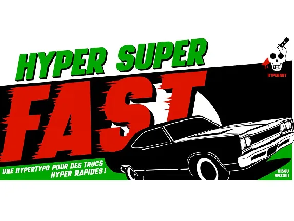 Hyper Super font