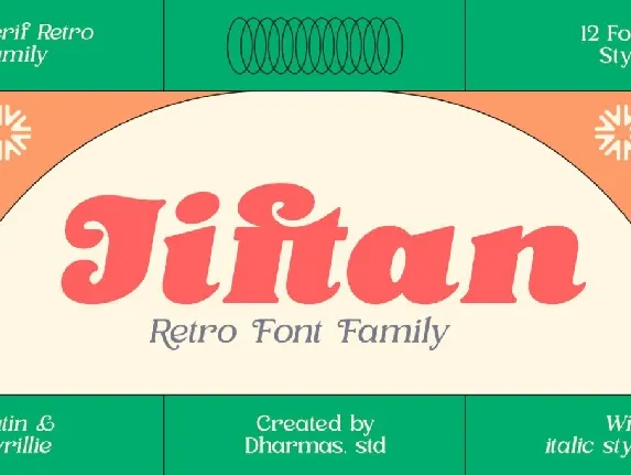 Jiftan DEMO font