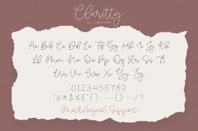 Claritty font