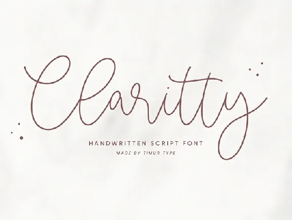 Claritty font