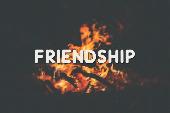 Friendship font