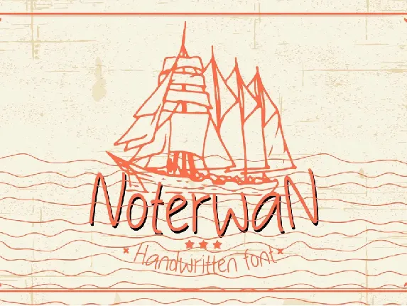 Noterwan - Demo font