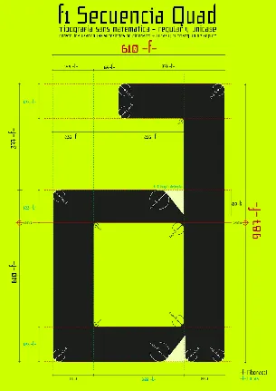 f1 Secuencia Quad ffp font