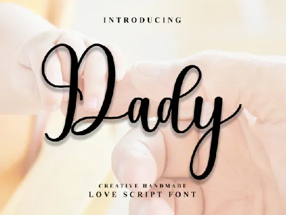 Dady font