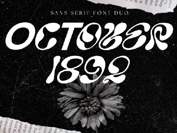 October 1892 font