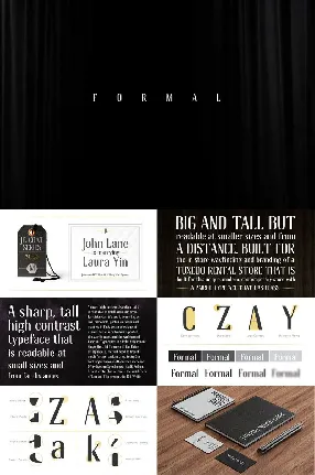 Formal Inline Typeface font