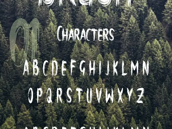 Brush font