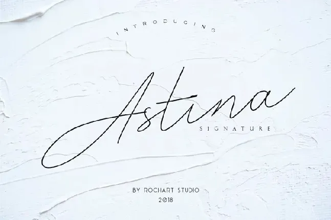 Astina font