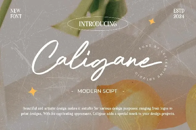 Caligane font