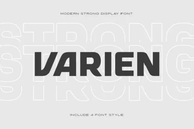 Varien font