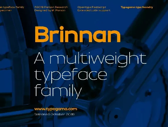 Brinnan font