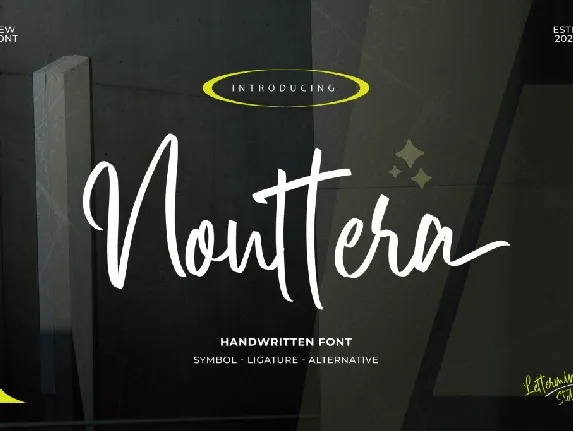 Nouttera Demo font