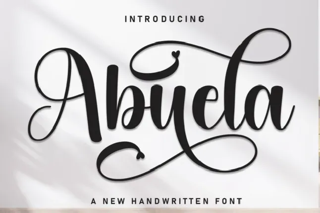 Abuela Script font