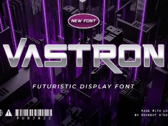 Vastron font