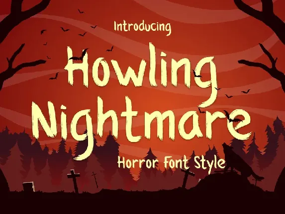 Howling Nightmare font