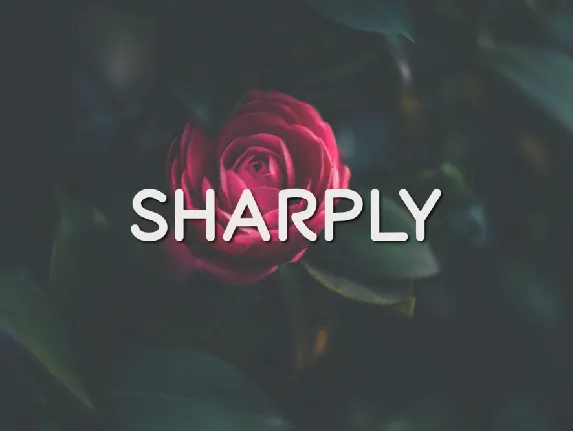 Sharply font