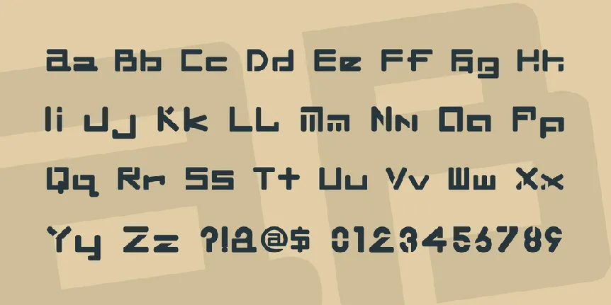 TEK HED font