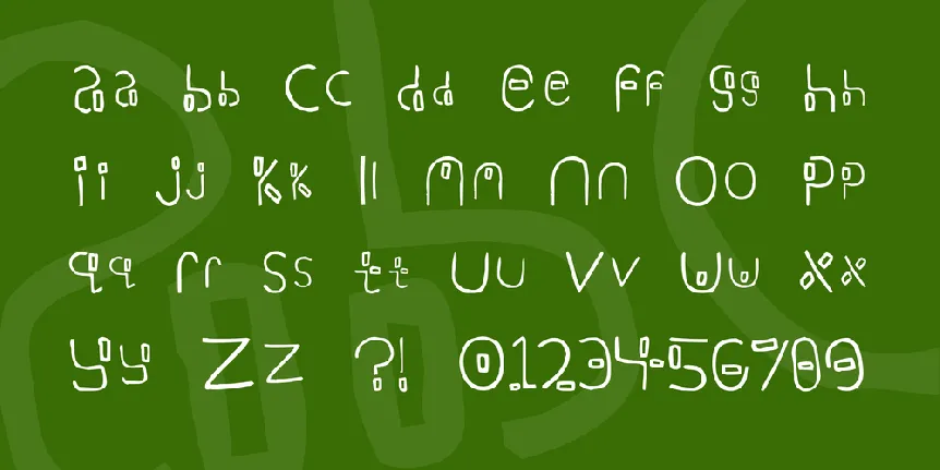 Yikatu font