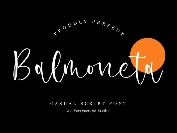 Balmoneta font