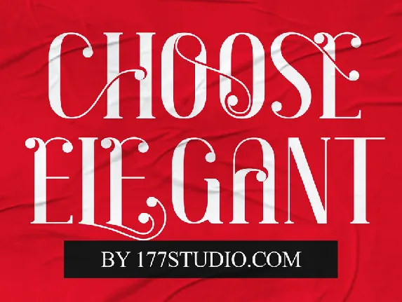 Choose Elegant font