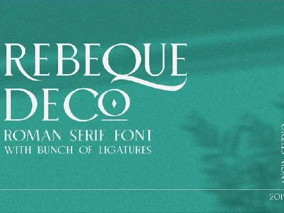 Rebeque Deco Serif font