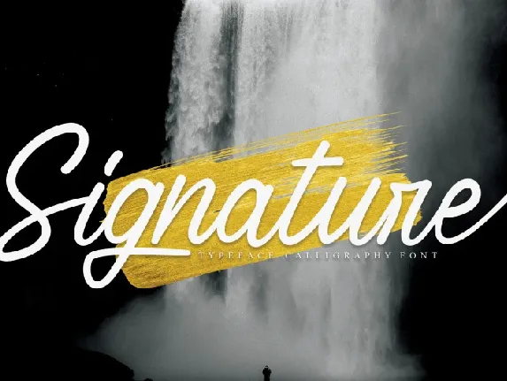 Signature Script font