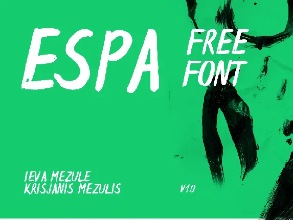 Espa Extended Brush font