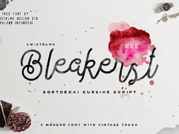 Bleakerst Script font