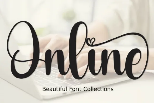 Online Script Typeface font