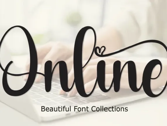 Online Script Typeface font