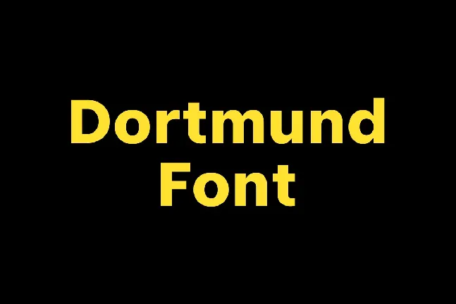 Dortmund font