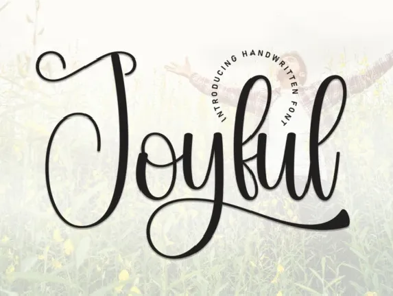 Joyful Script font