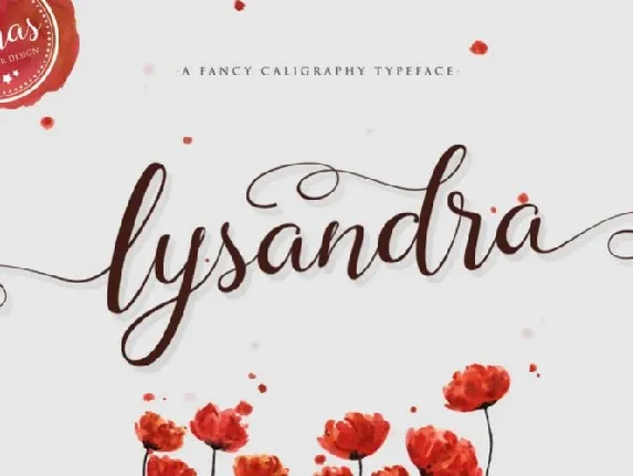 Lysandra Calligraphy font