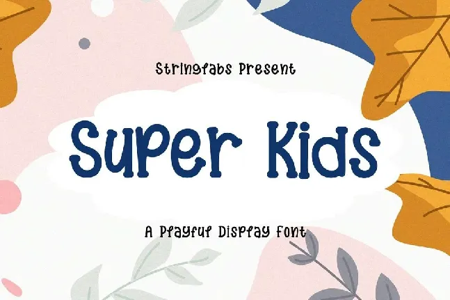 Super Kids Playful Display font