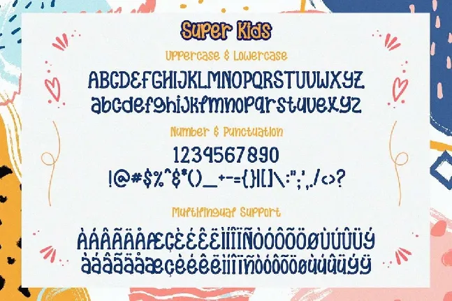 Super Kids Playful Display font