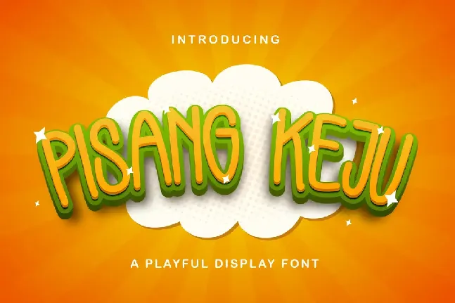 PISANG KEJU font