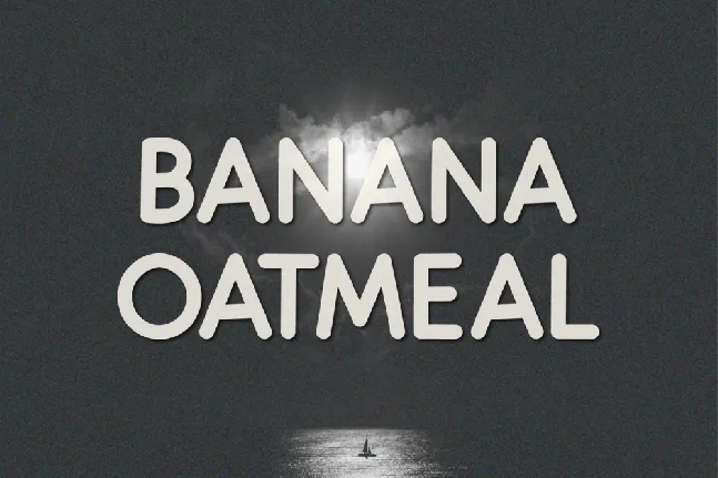 Banana Oatmeal font