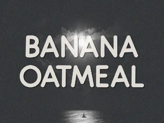 Banana Oatmeal font