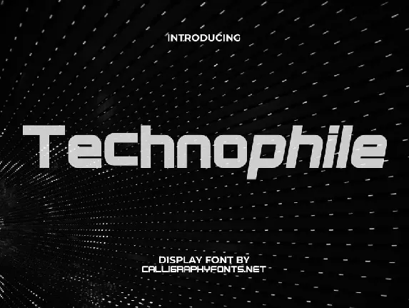 Technophile font