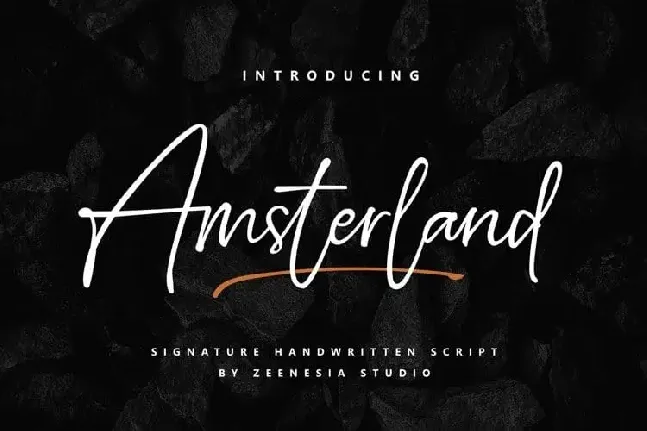 Amsterland Handwritten font