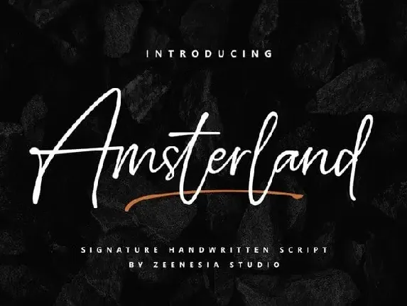 Amsterland Handwritten font