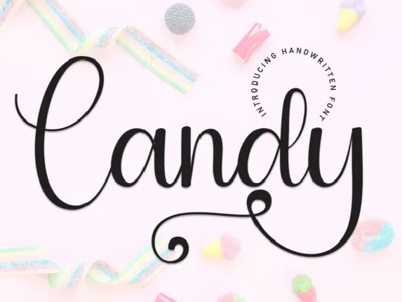 Candy Script font