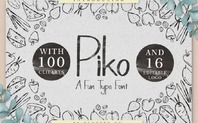 Piko A Fun Type font