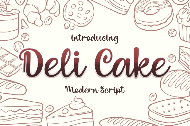 Deli Cake font